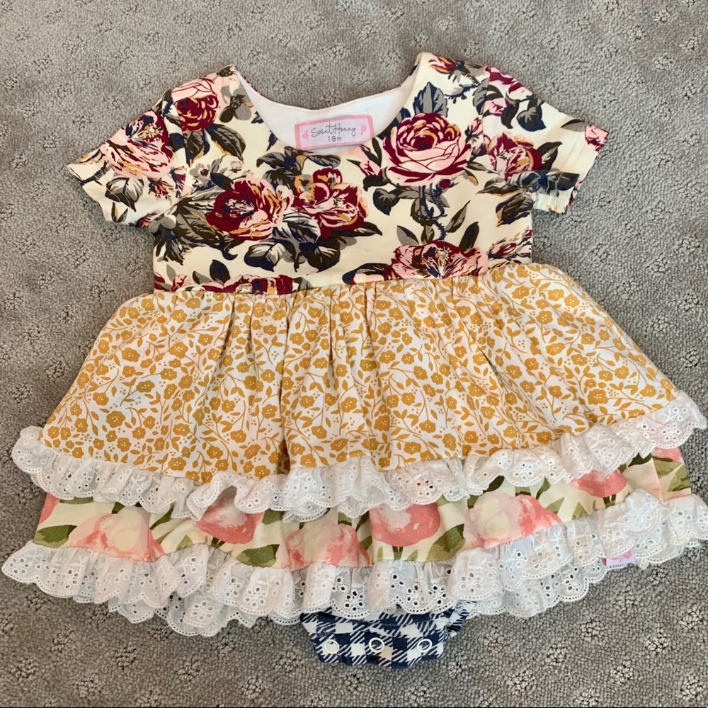 Sweet Honey Dress (size 18 month)